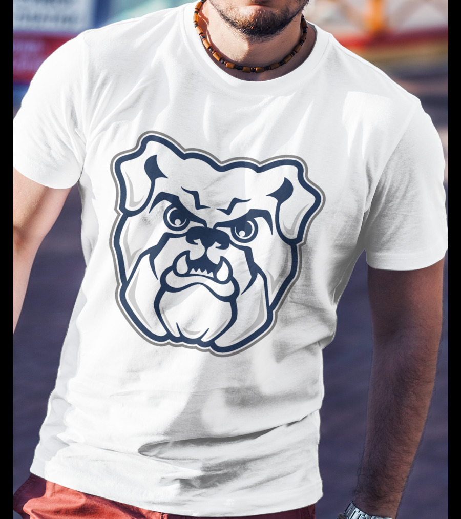 Butler Bulldogs Mascot Logo Bulldog Face T-Shirt