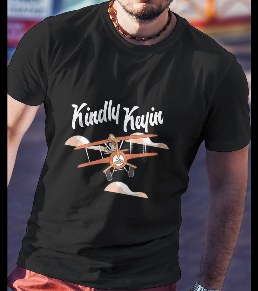 Kindly Keyin Flying Adventure Bi-Plane T-Shirt