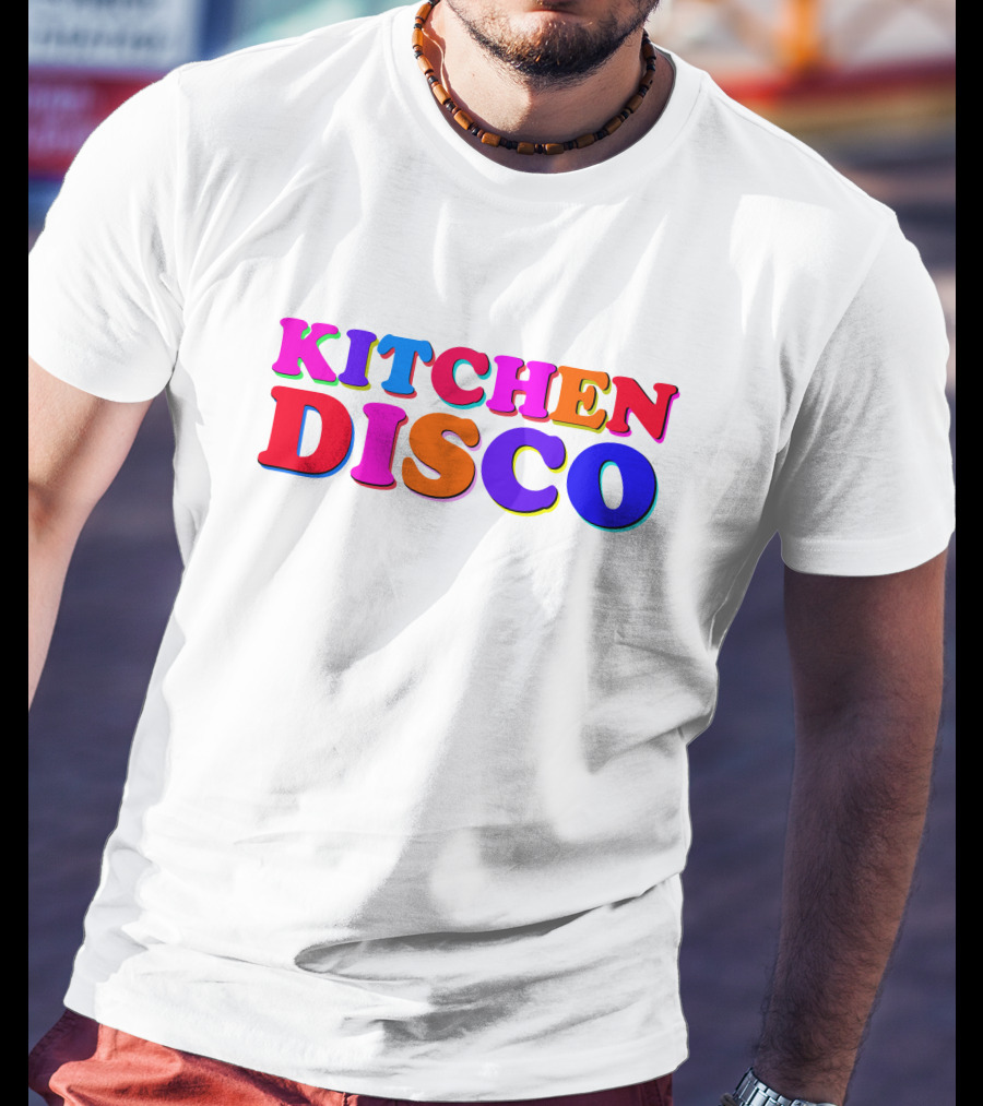 KITCHEN DISCO Colorful Party T-Shirt