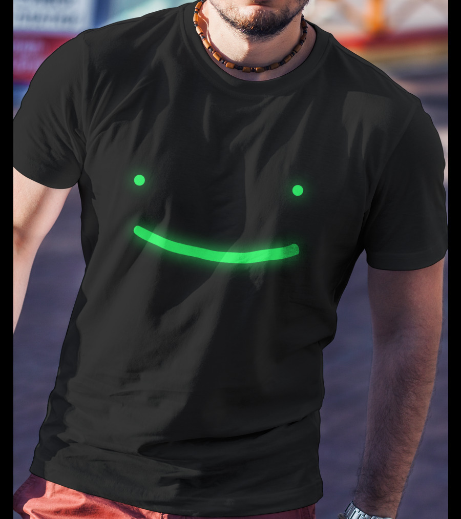 Dream Merch Glow Smiley Face T-Shirt