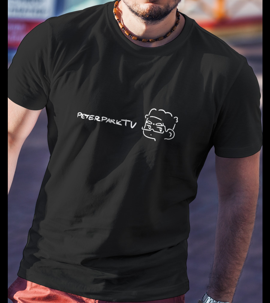 PeterParkTV Minimalist Logo Sketch T-Shirt