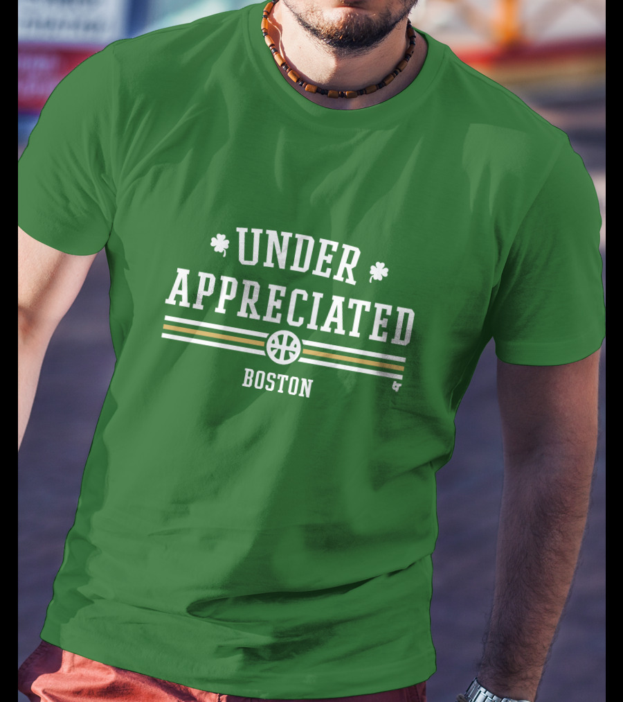 Under Appreciated Boston Basketball Green Shamrocks T-Shirt