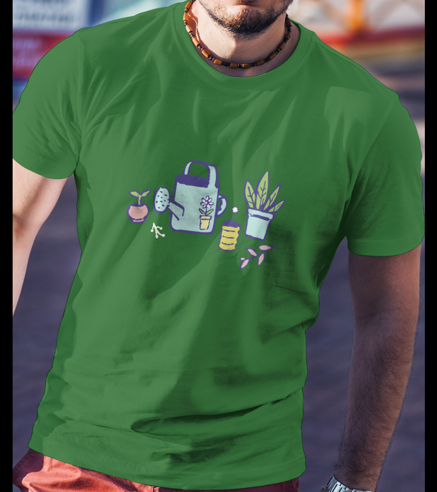 Omocat Merch Omori A Home For Flowers Watering Can Plant Pots T-Shirt