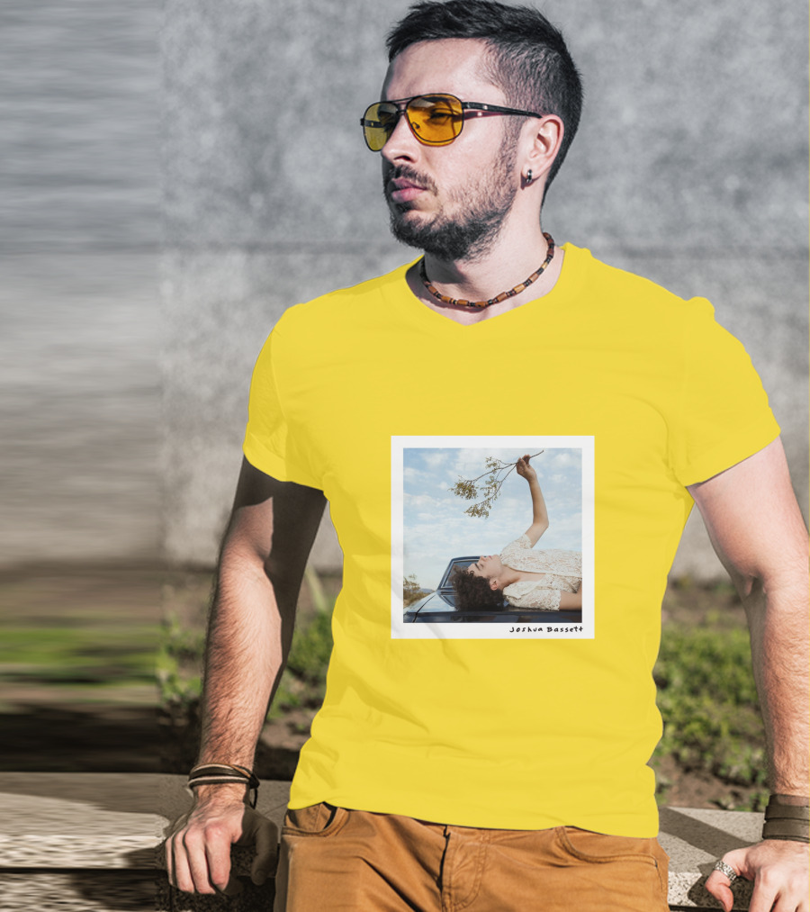Joshua Bassett Floral Pose Vintage Aesthetic T-Shirt