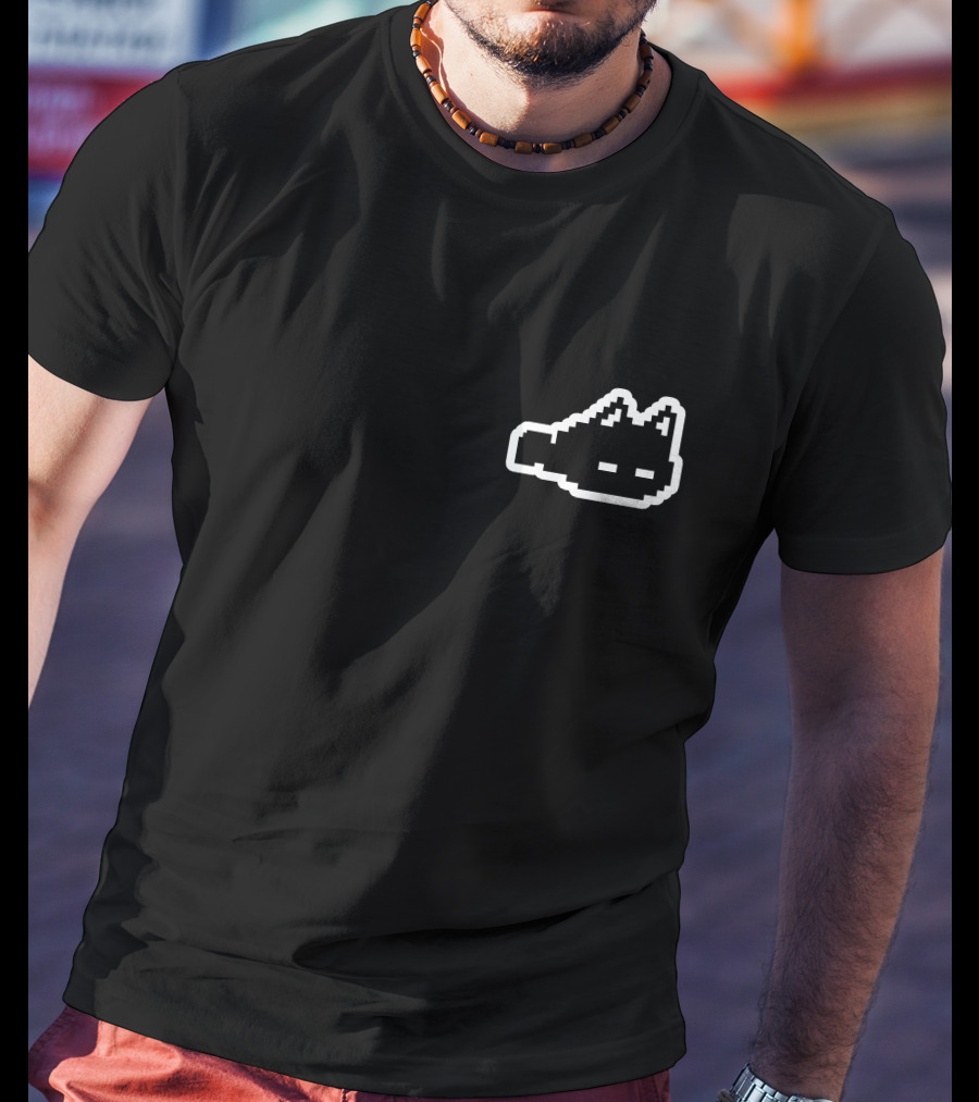 Omocat Shop Omori MEWO Pixel Art Pocket Cat T-Shirt