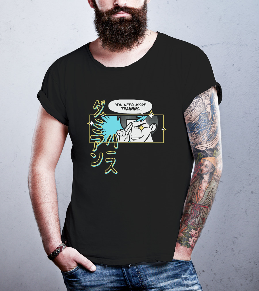 Damien Haas You Need More Training Anime T-Shirt