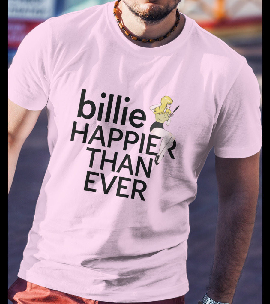Billie Eilish Happier Than Ever Pretty Boy Merch T-Shirt