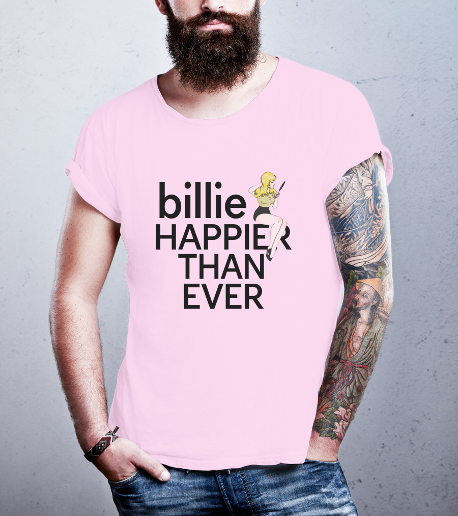 Billie Eilish Happier Than Ever Pretty Boy Merch T-Shirt