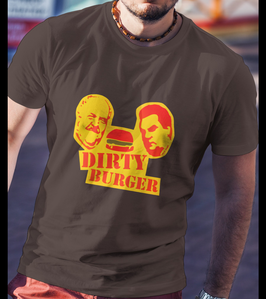 Trailer Park Boys Dirty Burger Merch Faces And Burger T-Shirt