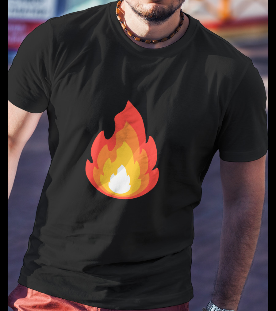 Sapnap Layered Fire Flame T-Shirt
