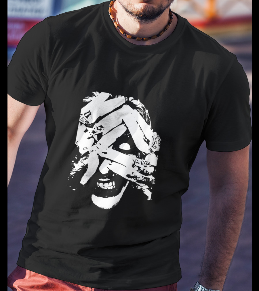 BeholdMunro Joker Grin Hands Over Face T-Shirt