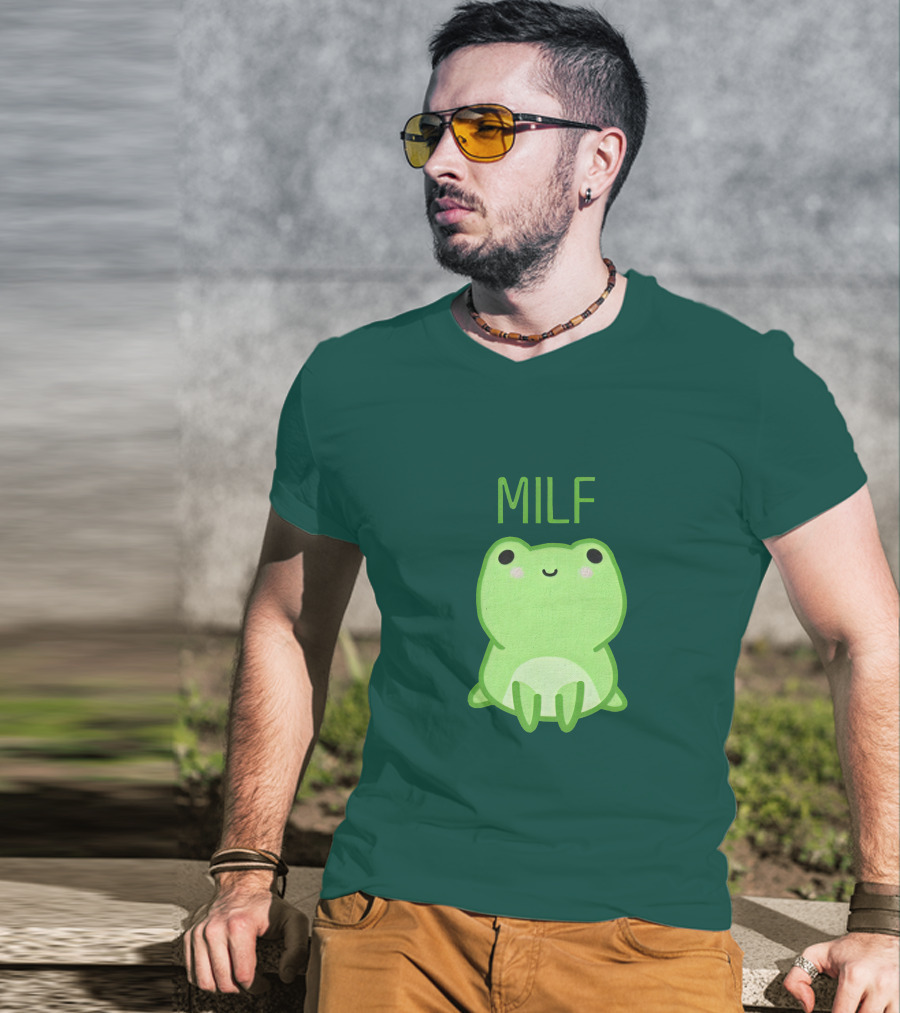 Shop The Man I Love Fwogs MILF Merch Store T-Shirt