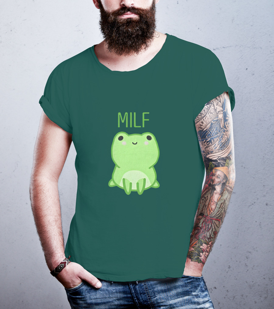 Shop The Man I Love Fwogs MILF Merch Store T-Shirt