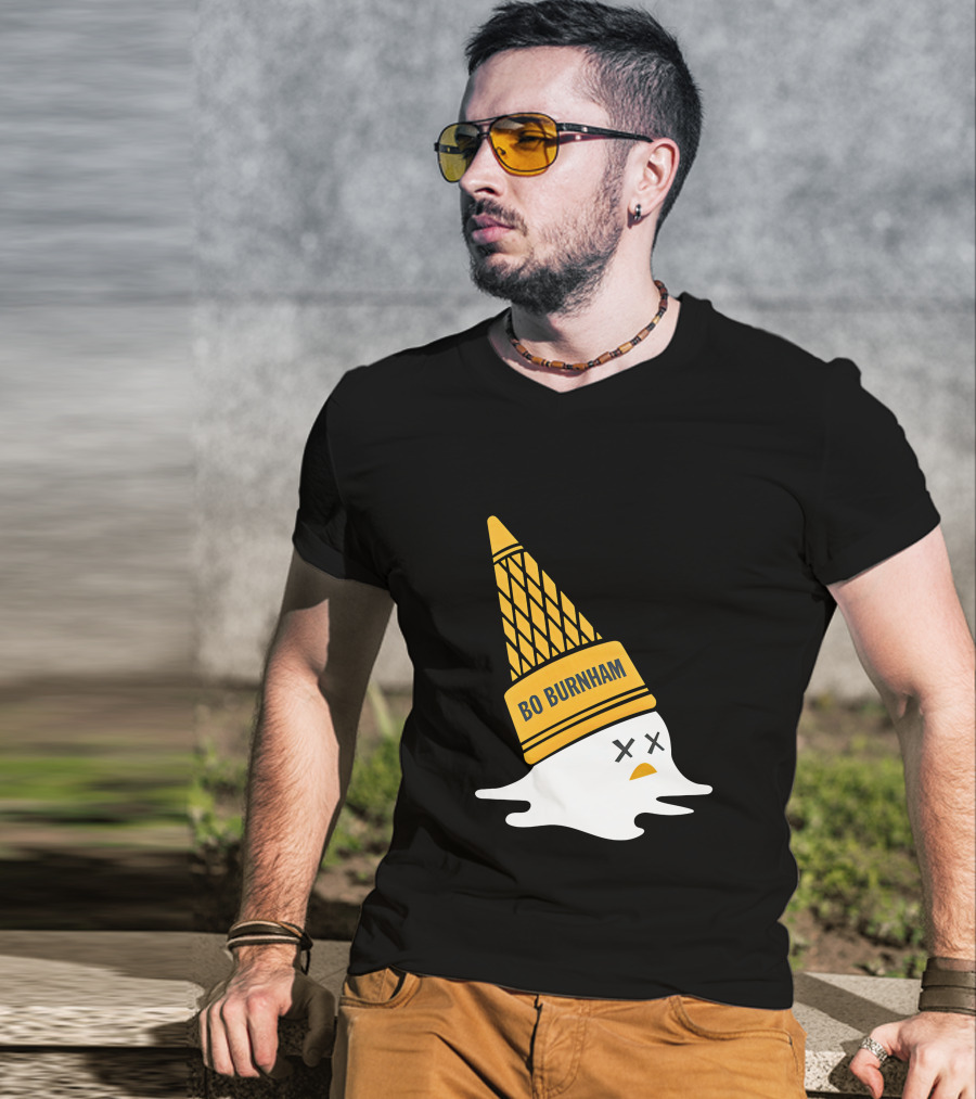 Bo Burnham Melting Ice Cream Cone Emoji Face T-Shirt