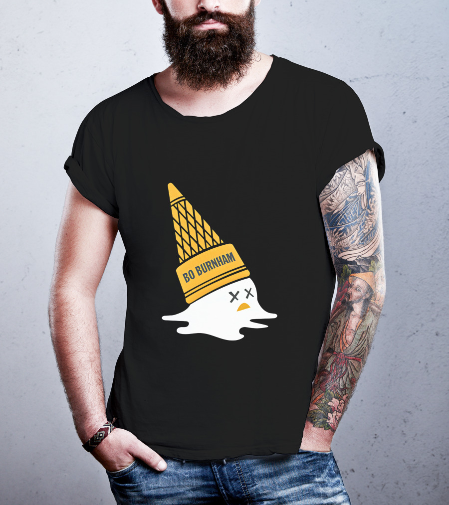 Bo Burnham Melting Ice Cream Cone Emoji Face T-Shirt