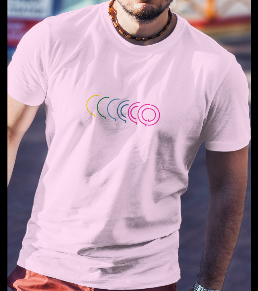 QuarterJade Merch Evolution Colorful Circle T-Shirt
