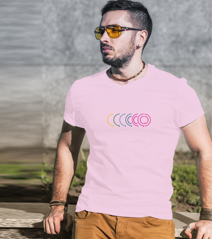 QuarterJade Merch Evolution Colorful Circle T-Shirt