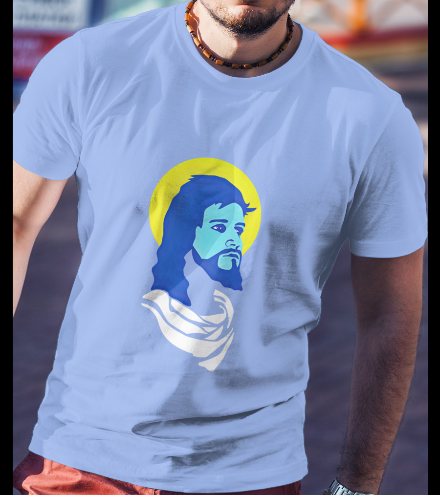 Bo Burnham Blue Halo Portrait Merch Bosus T-Shirt