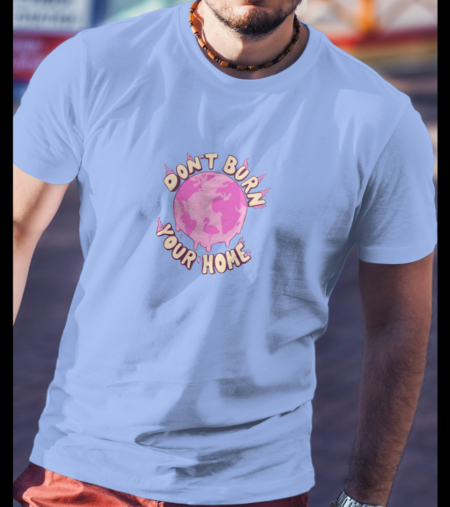 Don't Burn Your Home FlimFlam Flamingo Merch Store T-Shirt