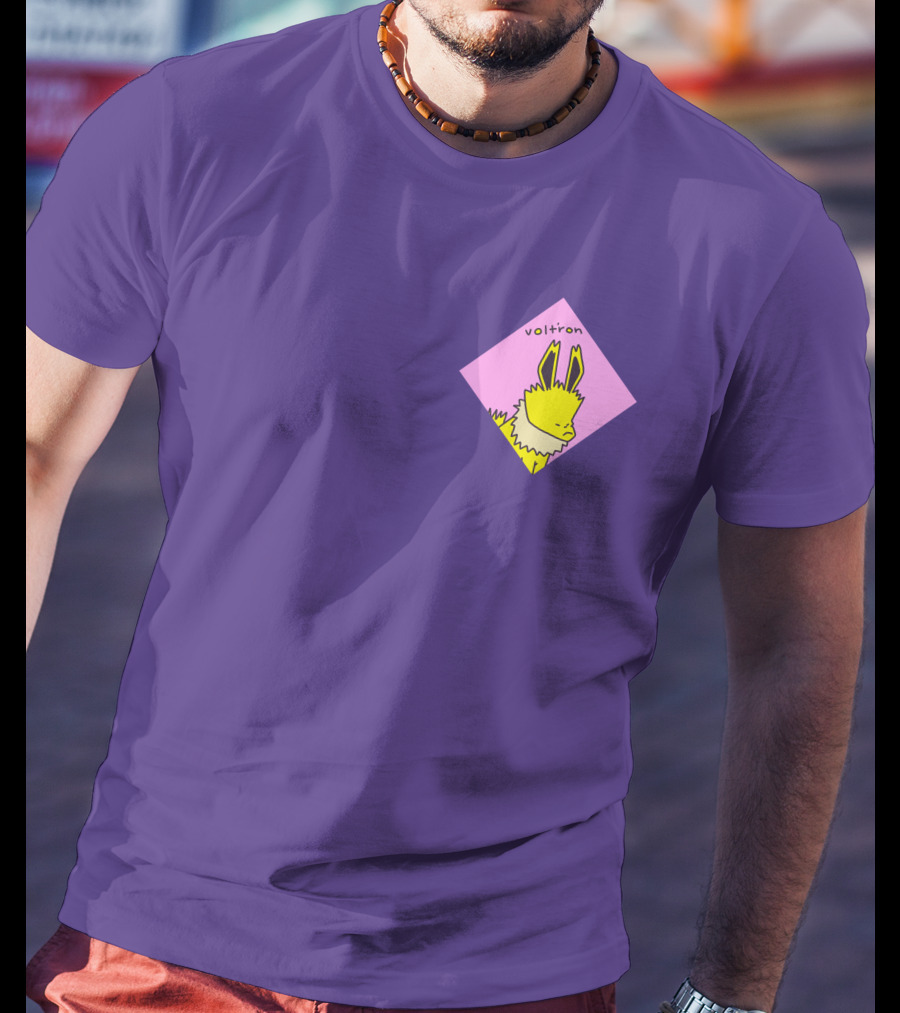 Whatstheirface Volt'ron Yellow Electric T-Shirt