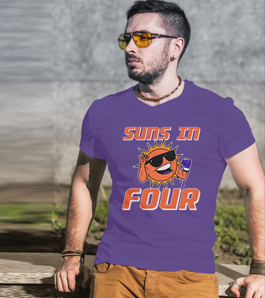 Suns In Four Dave Portnoy Merch Store T-Shirt