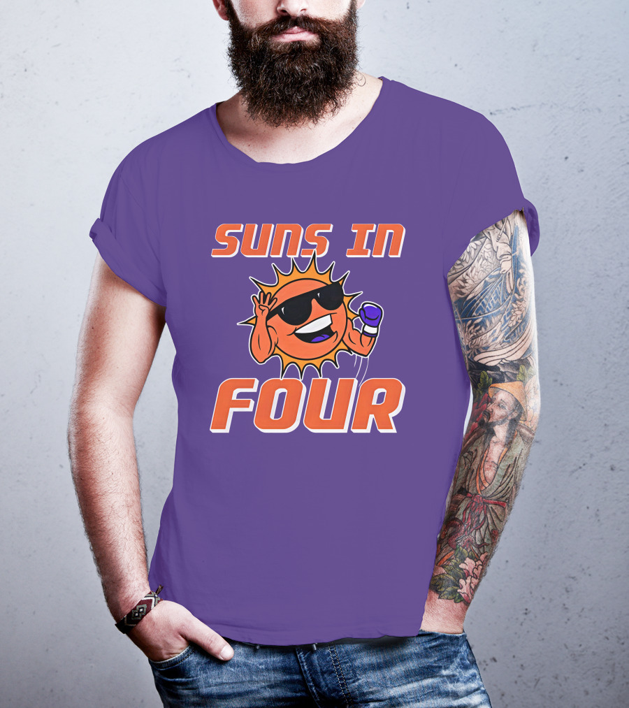 Suns In Four Dave Portnoy Merch Store T-Shirt