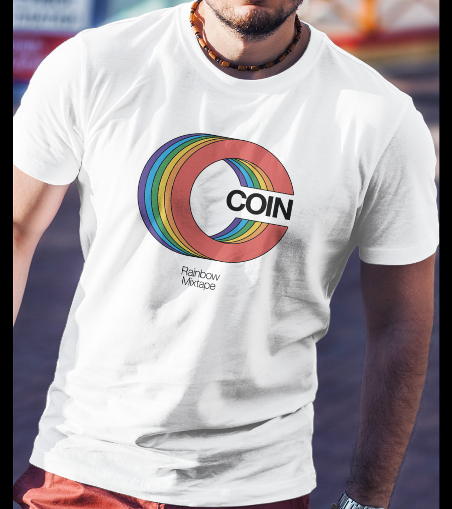 COIN Rainbow Mixtape Shop Official Store Merch T-Shirt