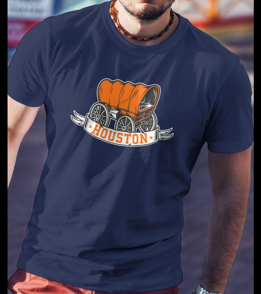 Houston Crush City Orange Wagon Ramshirts T-Shirt