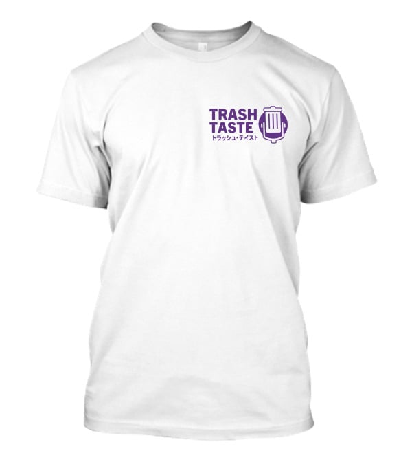 Trash Taste Merch Bakuretsu Trash Taste Trash Can Logo Japan Edition T-Shirt