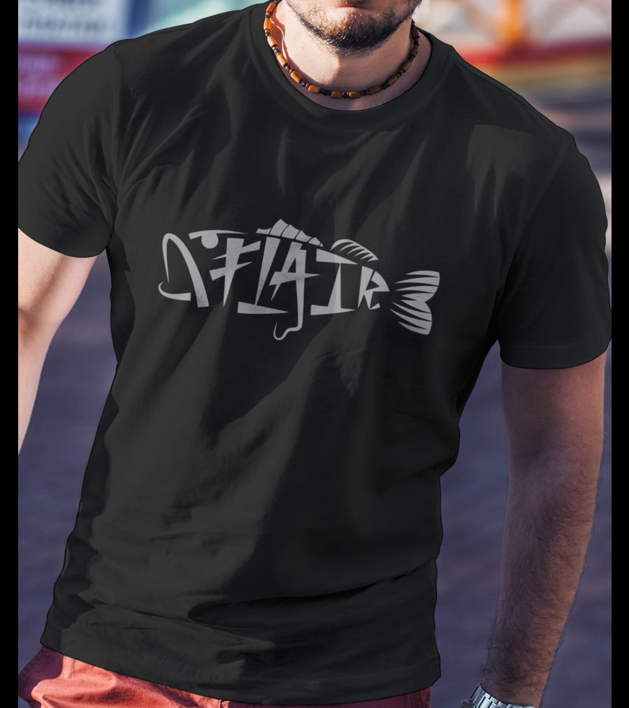 Flair Bass Fish Shop The Beef Cake Merch Store T-Shirt