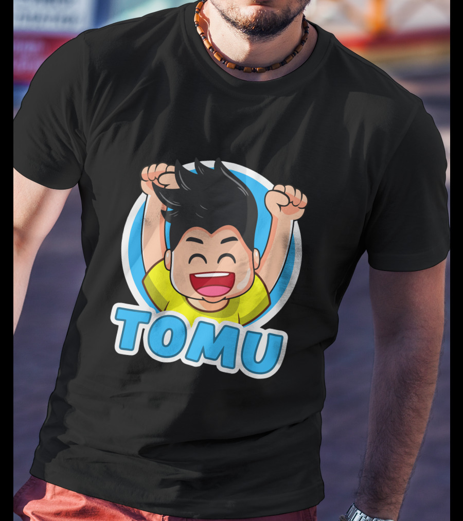 Tomu And Yumi Merch Tomu Excited Character Animation T-Shirt