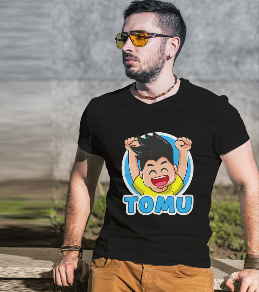Tomu And Yumi Merch Tomu Excited Character Animation T-Shirt