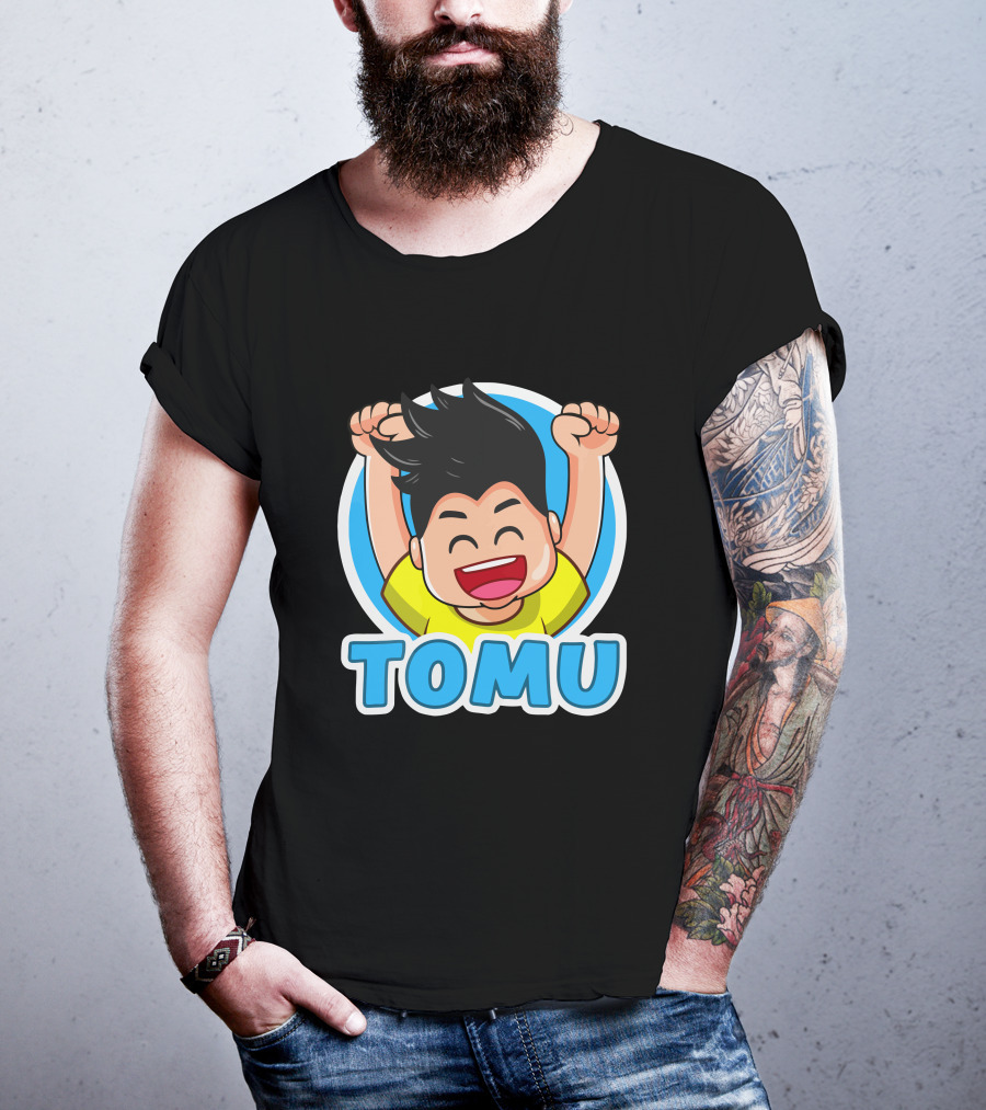 Tomu And Yumi Merch Tomu Excited Character Animation T-Shirt