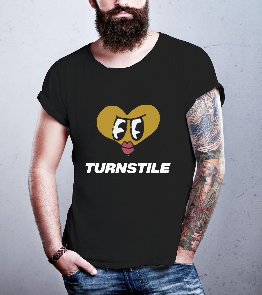 Turnstile Heart Face T-Shirt