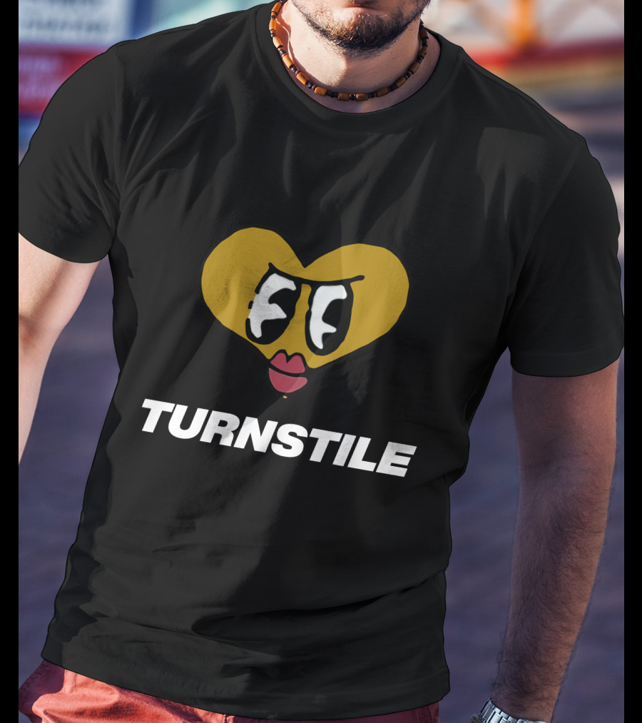 Turnstile Band Merch Heart Eyes T-Shirt