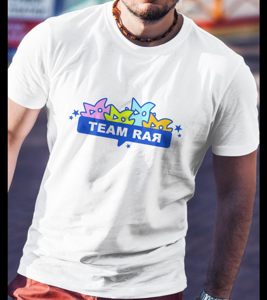 Team Rar Colorful Star Logo Merch Store T-Shirt