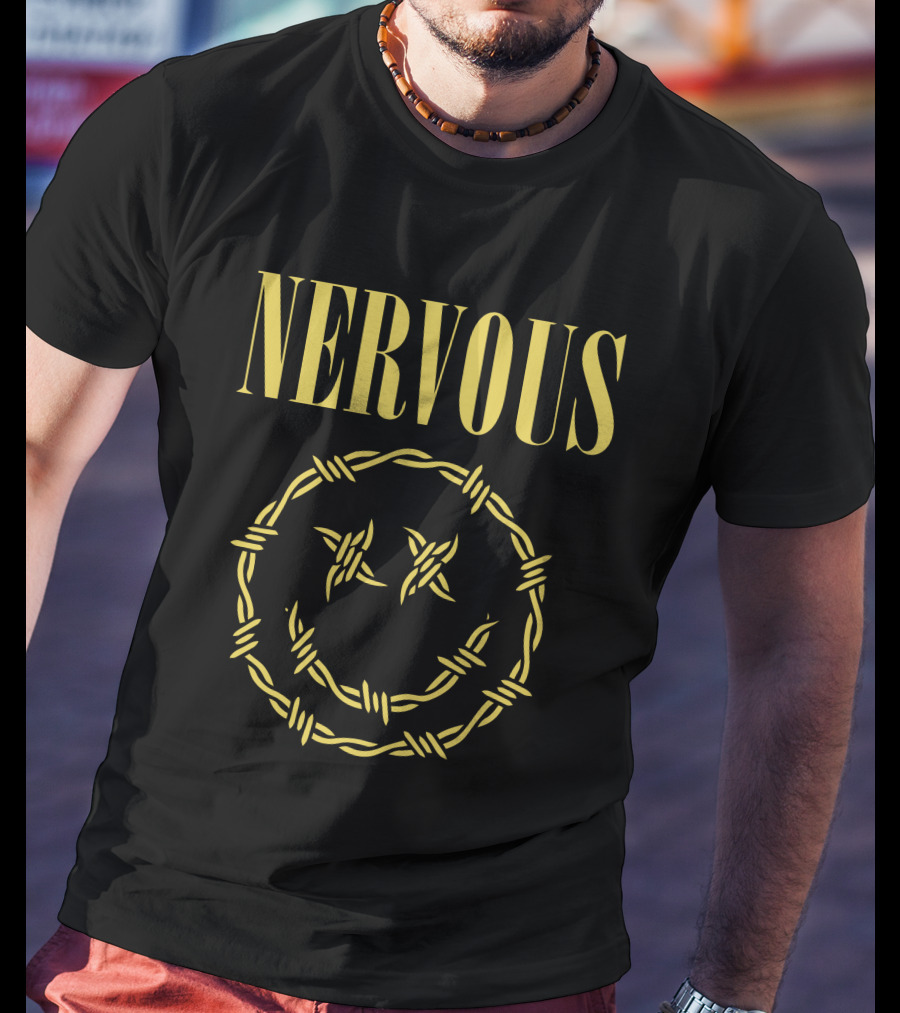 Nervous While She Sleeps Barbed Wire Merch T-Shirt