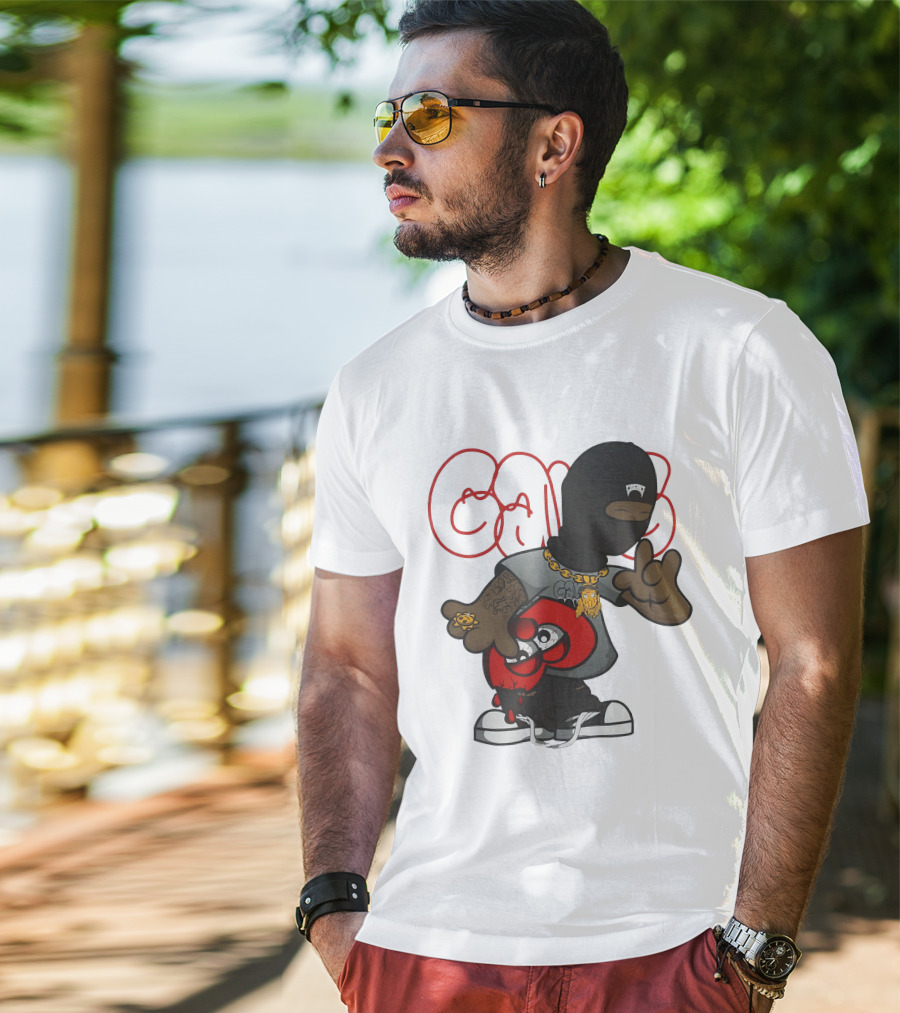 Glo Gang Character With Tattoo And Sneaker T-Shirt