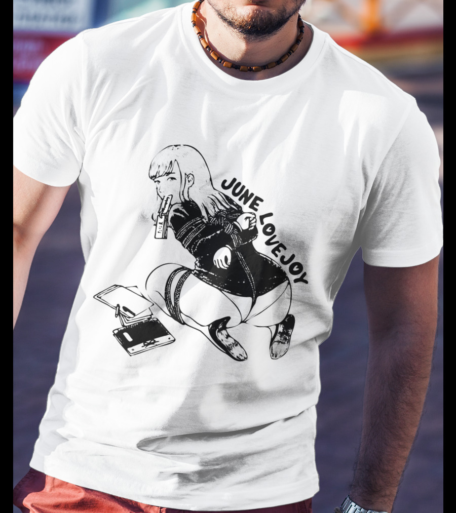 June Lovejoy Ropeplay Merch Comic T-Shirt