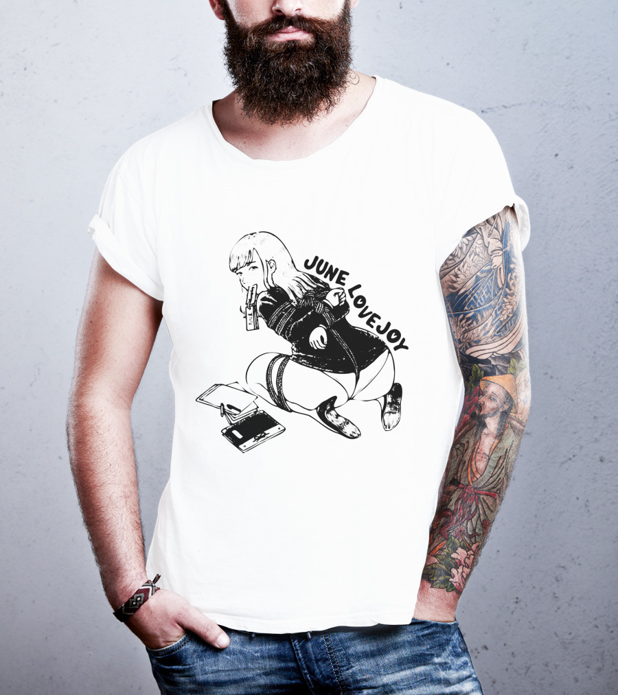 June Lovejoy Ropeplay Merch Comic T-Shirt