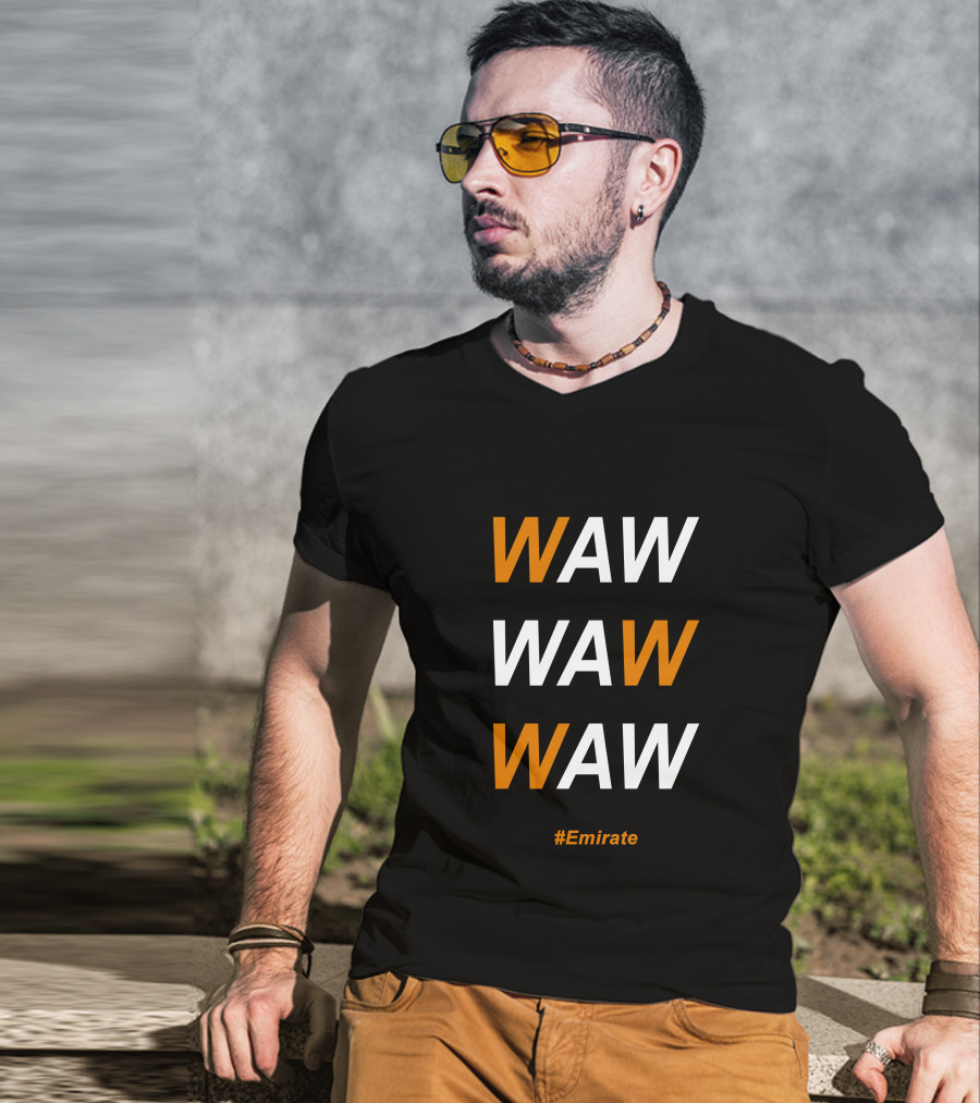 WAW WAW WAW #Emirate Emmanuel Umoh Jr Merch Store T-Shirt