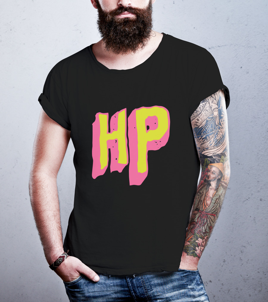HP Text Pink And Yellow T-Shirt