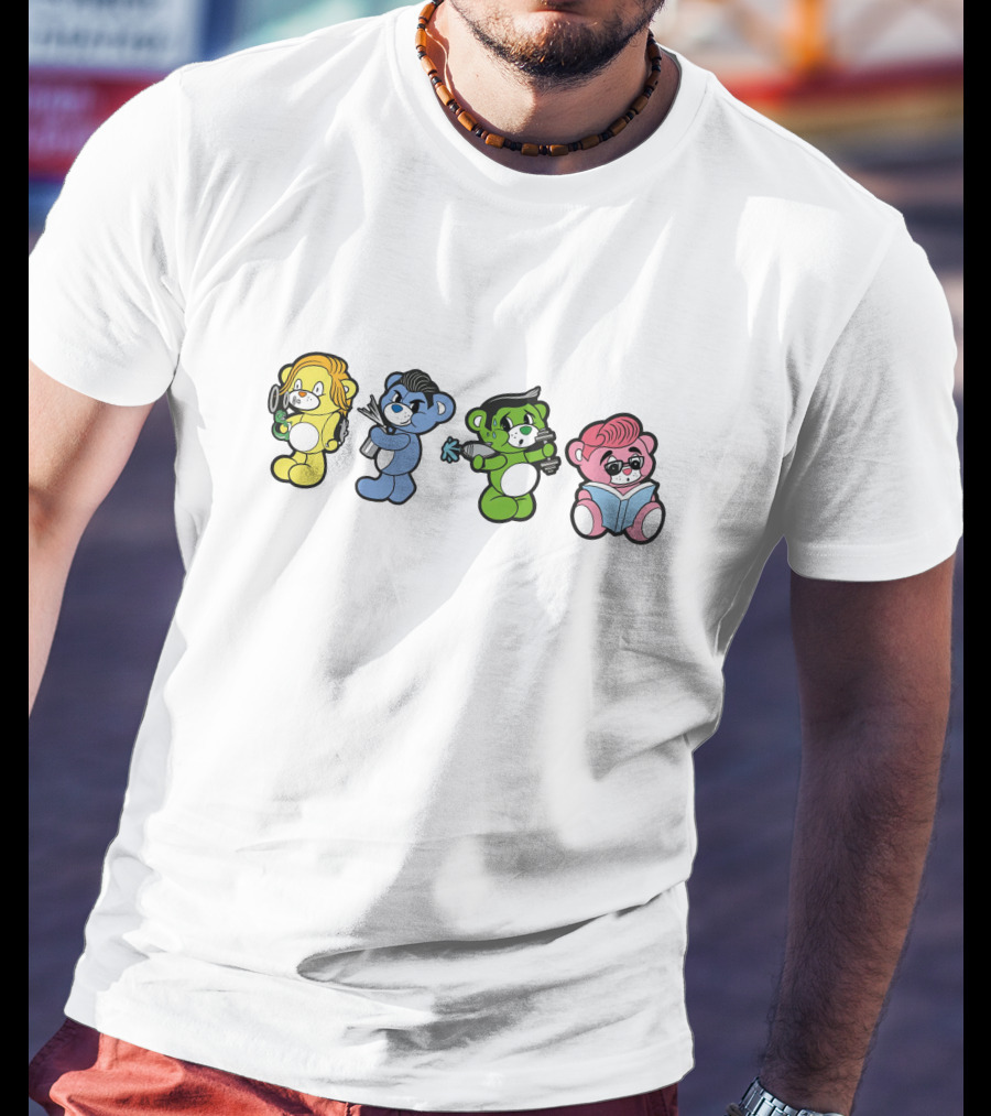 Mcfly Bear 80s Pop Culture Cartoon Quartet T-Shirt
