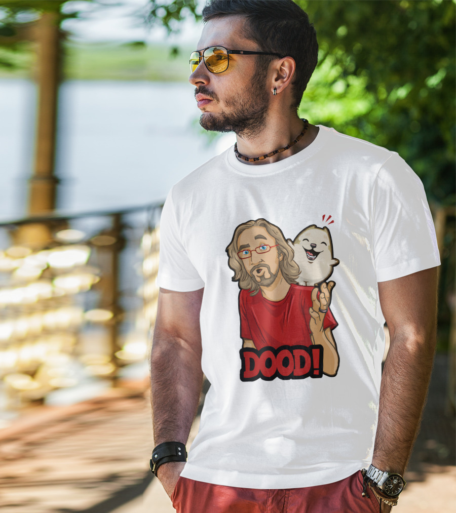 Maximilian Dood Merchandise Featuring Animated Character And Iconic Dood T-Shirt