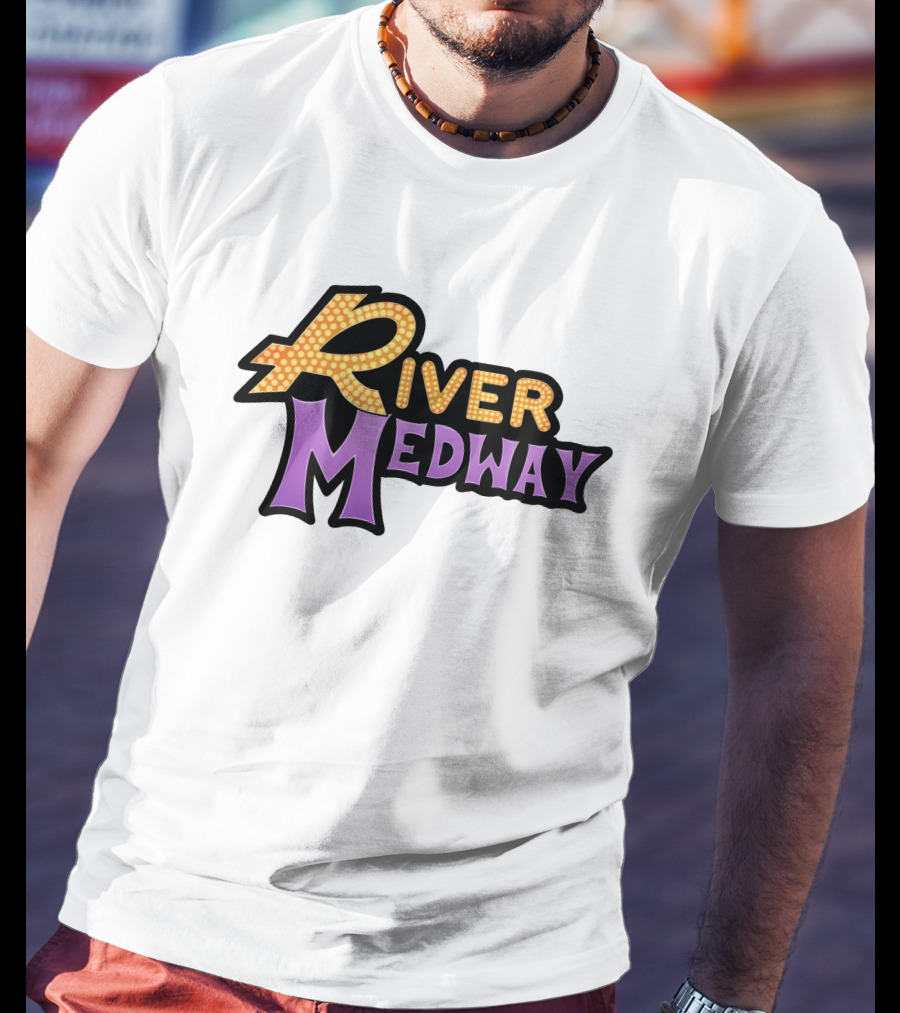 River Medway Merch Shop Bold Lettering T-Shirt