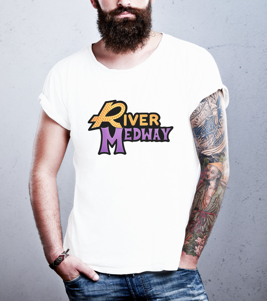 River Medway Merch Shop Bold Lettering T-Shirt