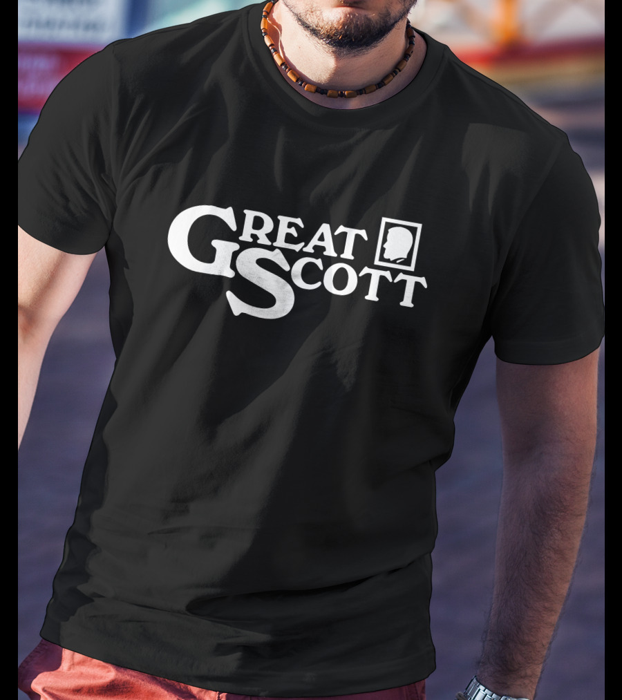 Great Scott Merch Great Scott Silhouette Logo Style GreatScottROCK T-Shirt