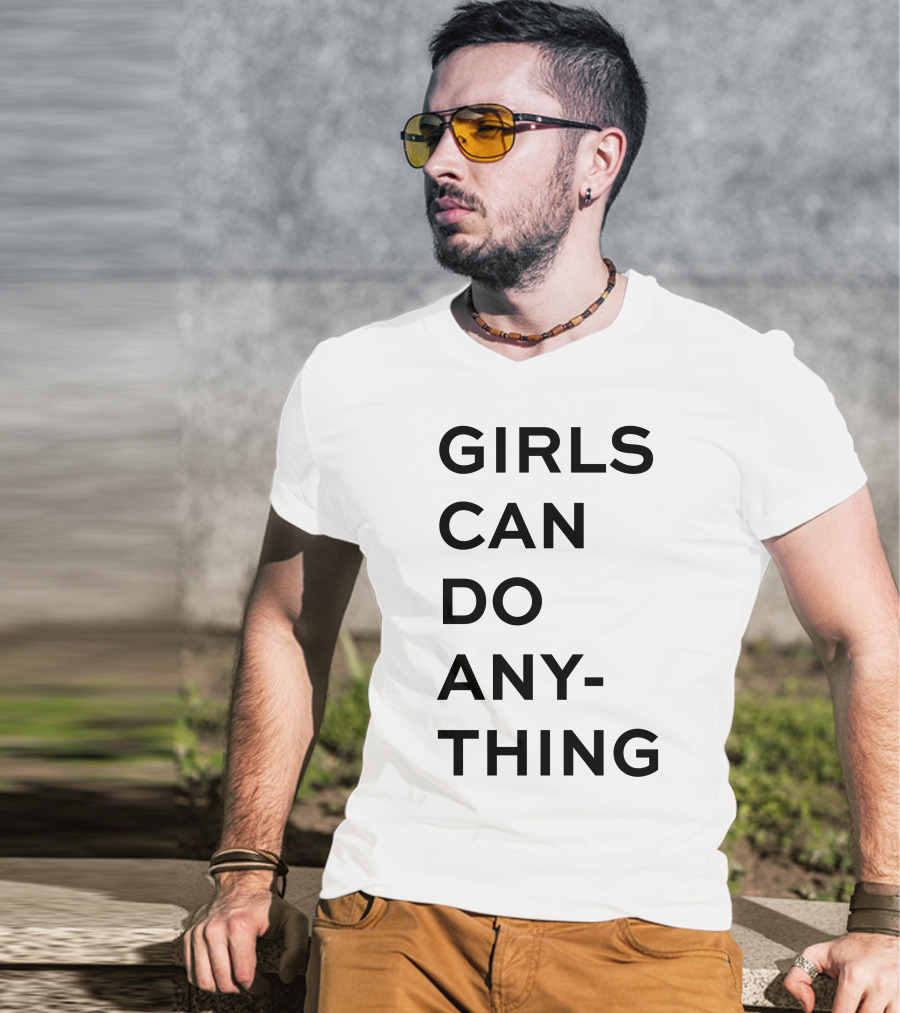Girl Can Do Anything Girls Rock SB Amplify Women's History Month ZADIG&VOLTAIRE T-Shirt