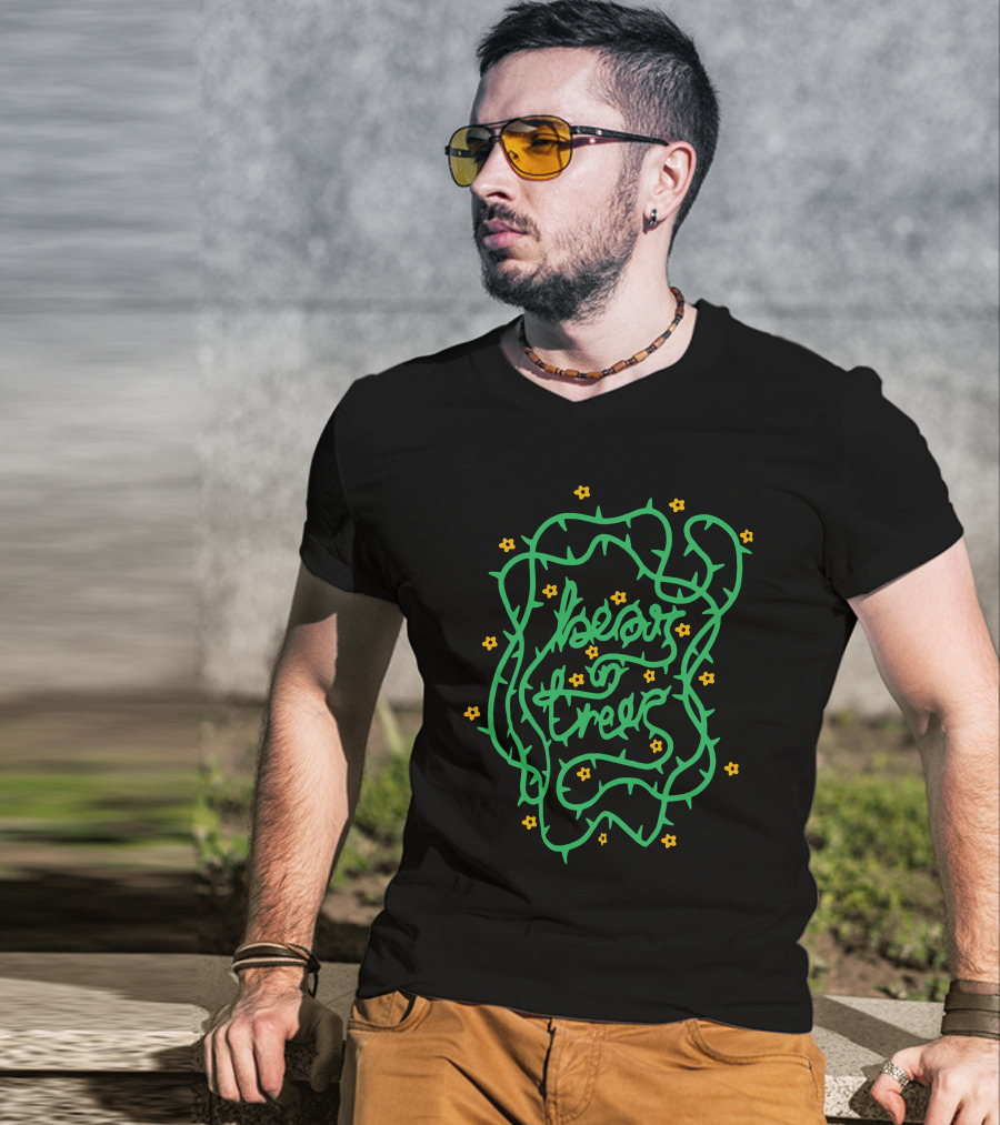 Shop Bears In Trees Merch Store Ivy Design Bears In Trees Are Smiling Back T-Shirt