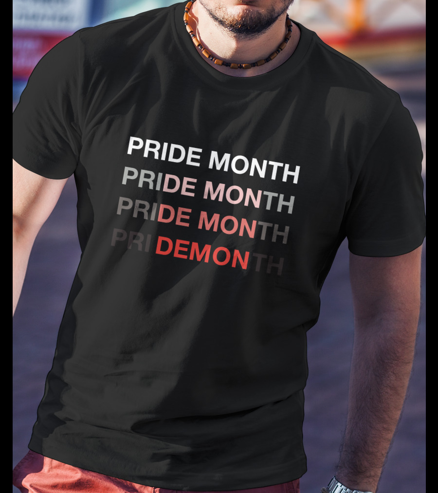 Pride Month Pride Month Pride Month Pride Demon T-Shirt